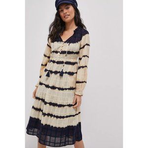 Anthropologie Tie-Dye Midi Dress